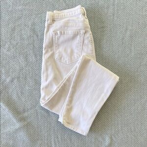 J Brand Women's White Alana Skinny Pants